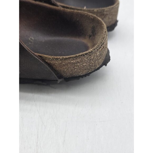 Birkenstock Gizeh Sandals Womens Size 7 EU 38 Brown Thong Cork Footbed Germany - Picture 10 of 16
